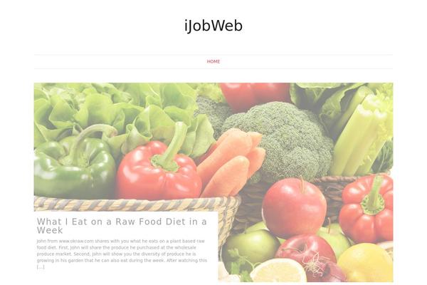 Pho theme site design template sample