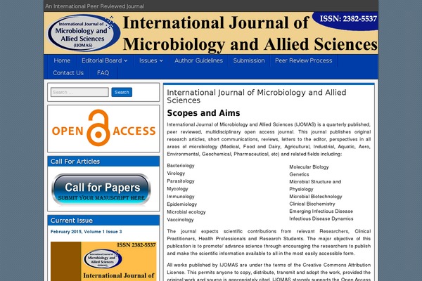 ijomas.com site used Frontier