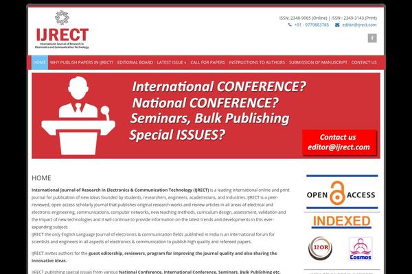 Felicity theme site design template sample