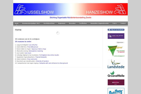 Site using Image Slider plugin