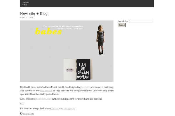 Thesis theme site design template sample