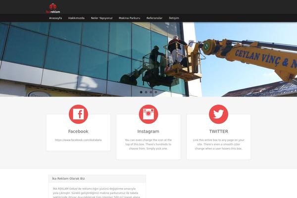 Engrave (Lite) theme site design template sample