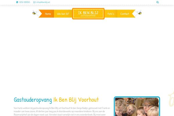Kiddy theme site design template sample