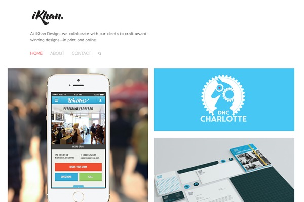 Spaces theme site design template sample