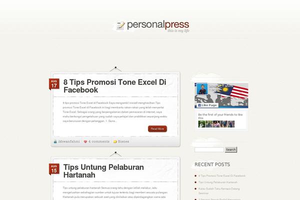 Simpleblogily theme site design template sample