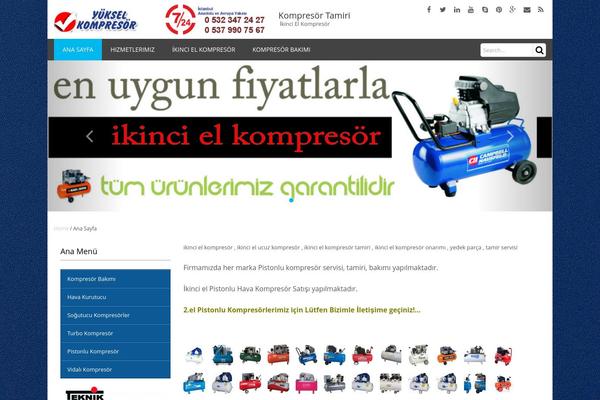 Magee theme site design template sample
