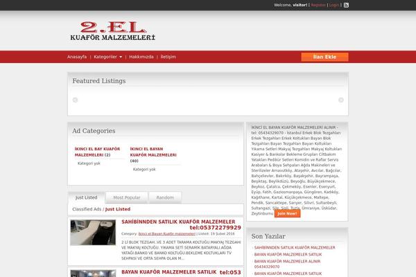ClassiPress theme site design template sample
