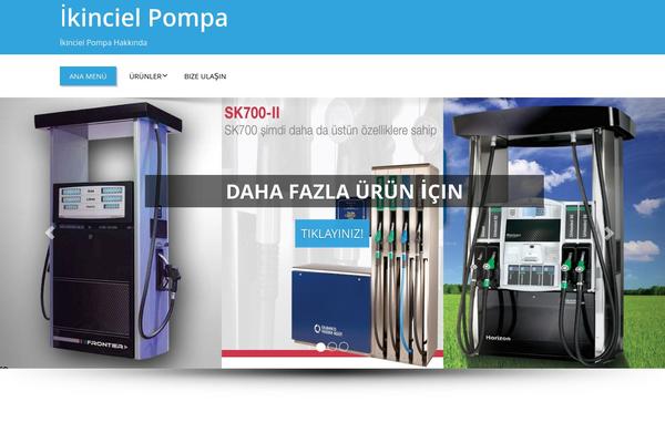 Enigma theme site design template sample