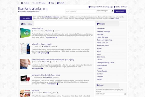 iklanbarisjakarta.com site used Ngiklan1.1d