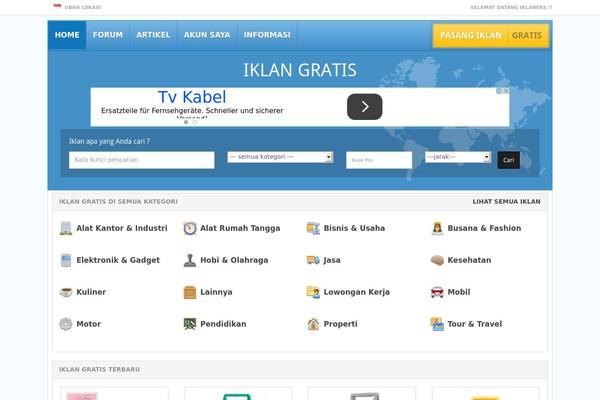 iklaners.org site used Fino