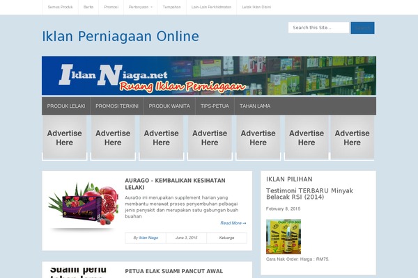Bloggie theme site design template sample