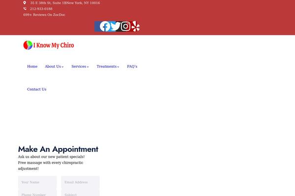 iknowmychiro.com site used Modins