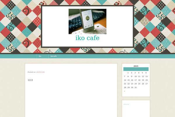 Patchwork theme site design template sample