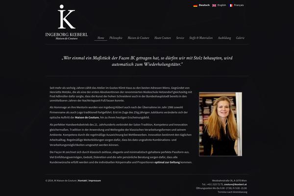 Klasik theme site design template sample