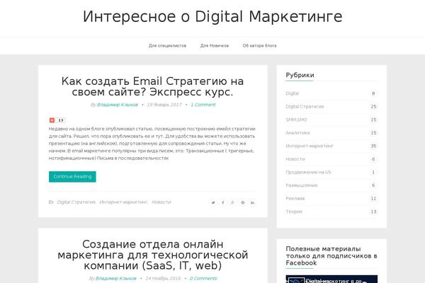 Futura theme site design template sample