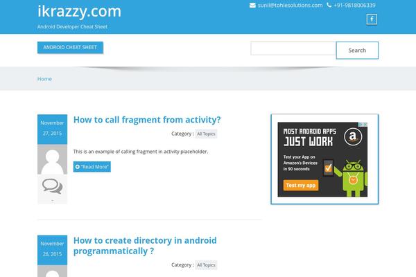 Enigma theme site design template sample