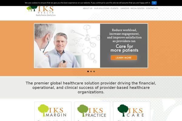Iks theme site design template sample
