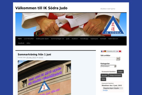 Twenty Ten theme site design template sample