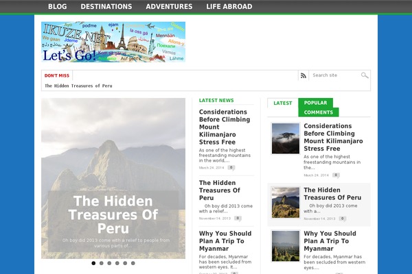 Max Mag theme site design template sample