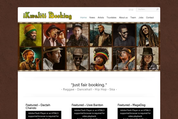Chameleon theme site design template sample
