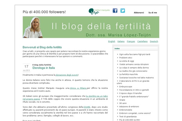 UBlog theme site design template sample