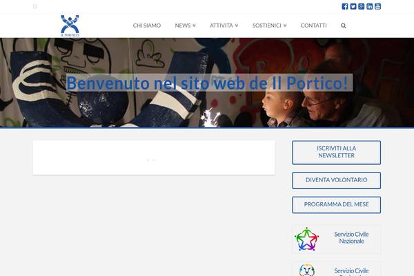 Academica theme site design template sample