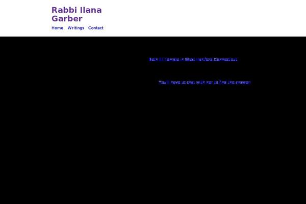 ilanagarber.com site used Pingraphy