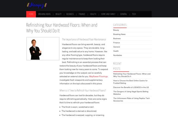 Hiero theme site design template sample