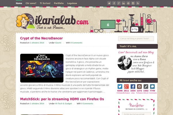 ilarialab.com site used Wine-wp