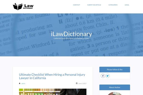 ilawdictionary.com site used Bloggerz