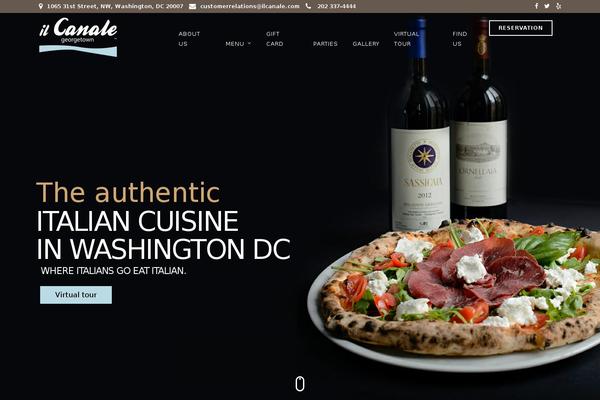 Grandrestaurant theme site design template sample