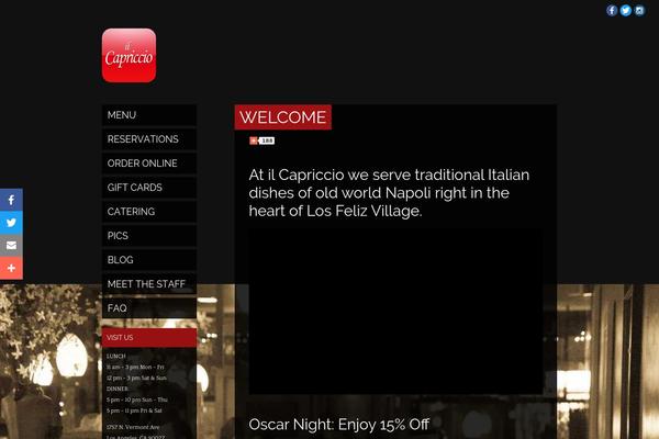 Foxy theme site design template sample