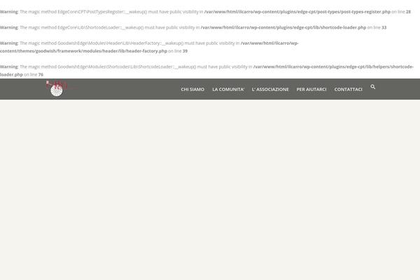 Goodwish theme site design template sample