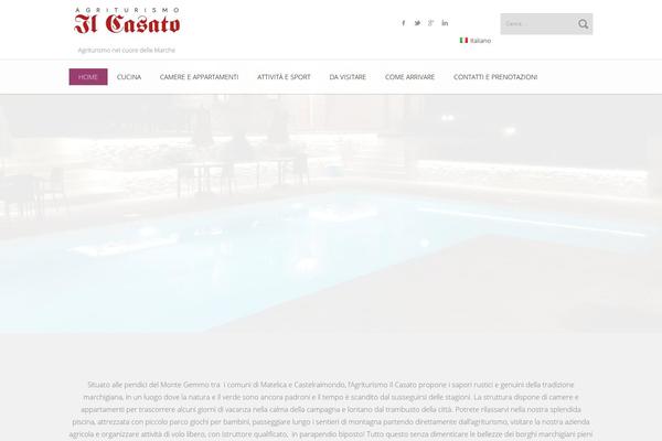 Hoteliour theme site design template sample