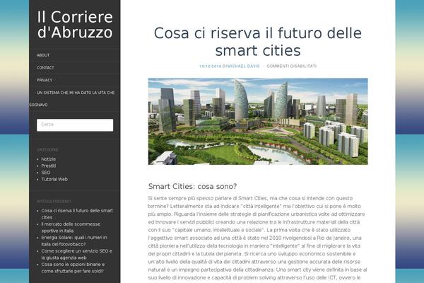 Flat theme site design template sample