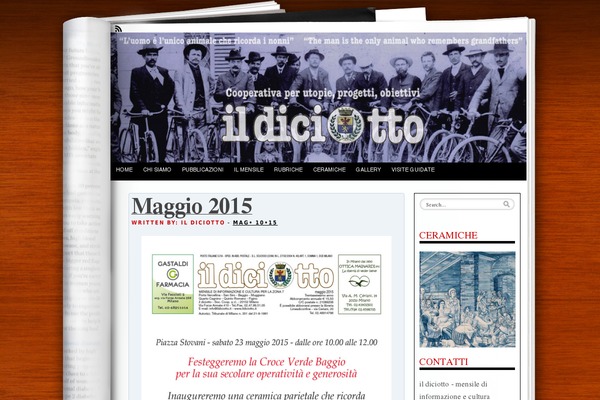 Fresh Ink Magazine theme site design template sample