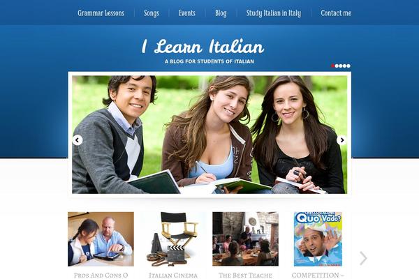 ilearnitalian.net site used Theme1779