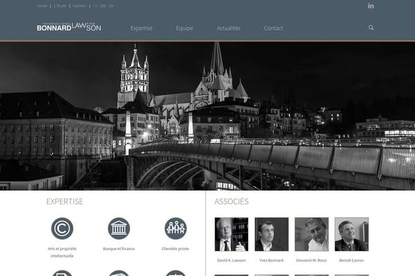 Shadow theme site design template sample
