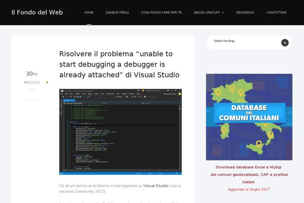 Onyx theme site design template sample