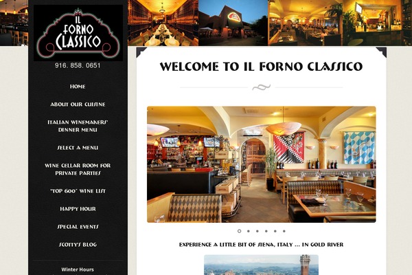 Eatery theme site design template sample