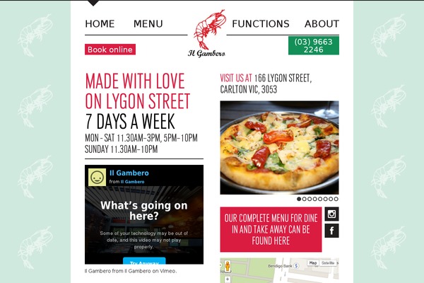 ilgambero.com.au site used Ilgambero