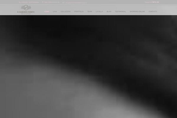 Fleur theme site design template sample