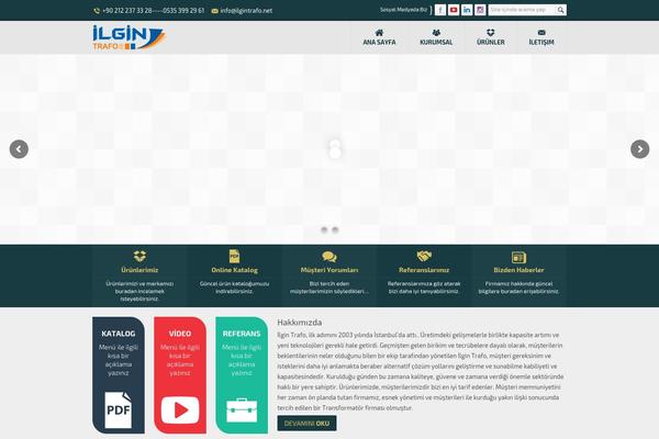 Safirkurumsal theme site design template sample