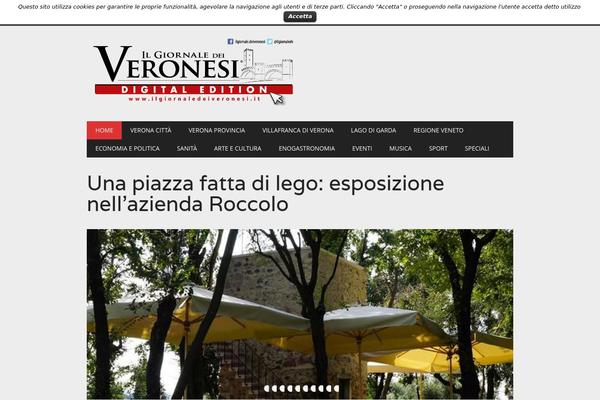 The Newswire theme site design template sample