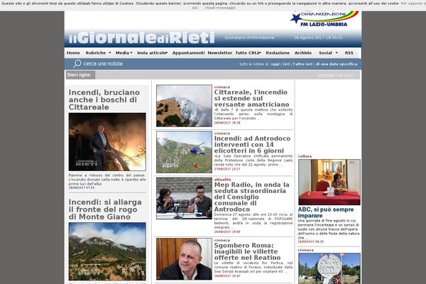 Giancarlo Mingati theme site design template sample