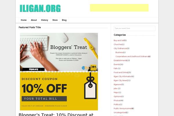 Lightly theme site design template sample