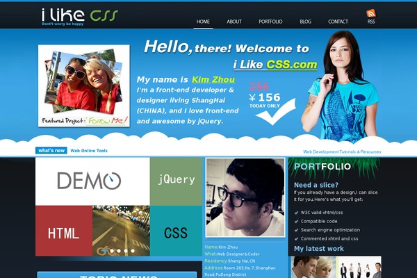 Demo theme site design template sample