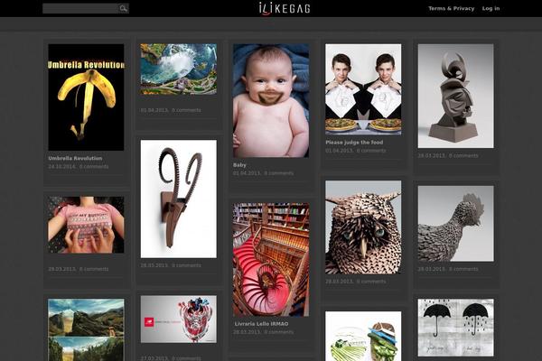 pinpress theme site design template sample