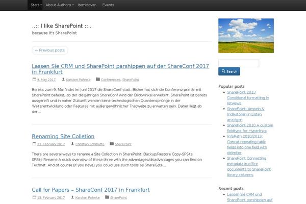 Site using Ultimate Post Slider Widget plugin