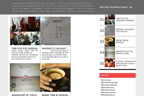 Magazine theme site design template sample